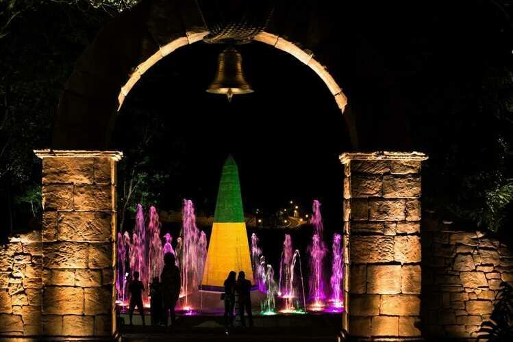 Fantástico jantar no Restaurante Cabeza de Vaca, no Marco das Três Fronteiras!