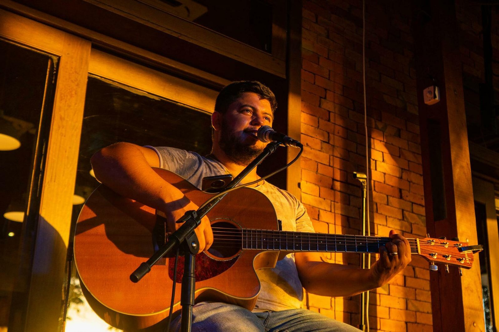 Fantástico jantar no Restaurante Cabeza de Vaca, no Marco das Três Fronteiras!