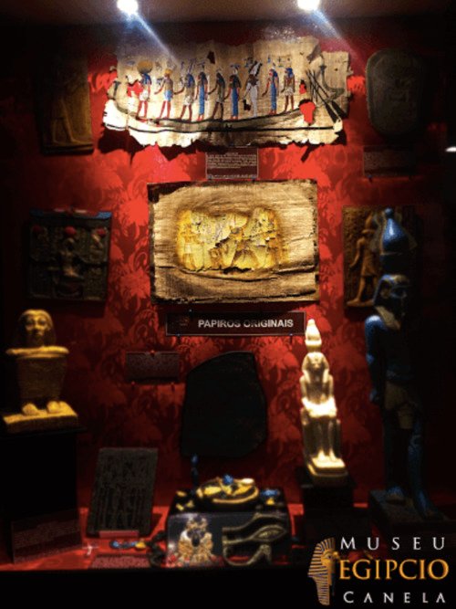 Ingresso para o Museu Egípcio Canela, o maior acervo da América Latina!