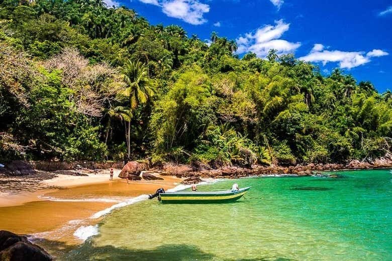 Explore as Ilhas Couves e Prumirim em um Incrível Passeio de Escuna!
