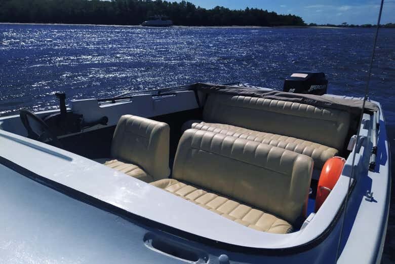 Passeio de Lancha pelo Rio João de Tiba: Uma Aventura Natural na Bahia!