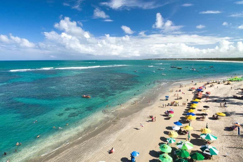 Voo de Paramotor em Porto de Galinhas: Vista Aérea das Piscinas Naturais!