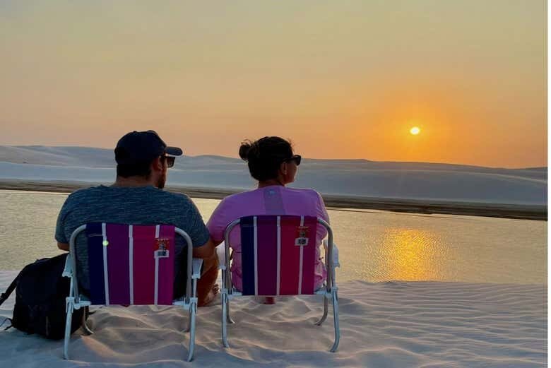 Trilha Encantadora pela Lagoa Bonita nos Lençóis Maranhenses!