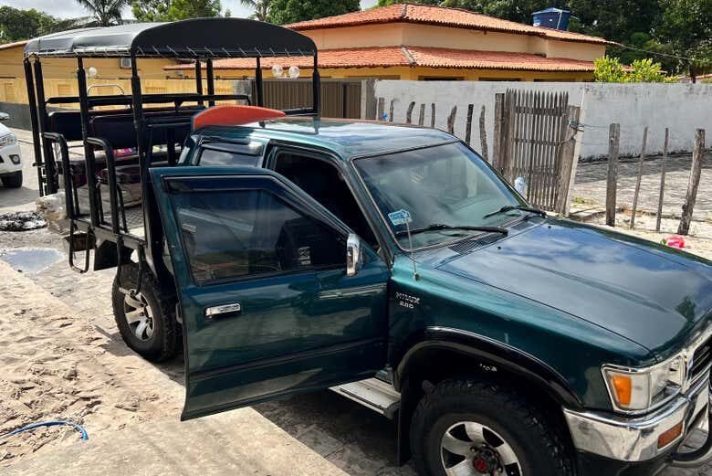 Aventura de 4x4 em Santo Amaro: Descubra a Lagoa da Andorinha!