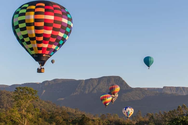 Voo de Balão pelos Cânions de Mampituba ao Amanhecer!