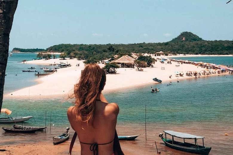 Tour Completo de Barco por Alter do Chão: praias, lagos e Amazônia viva!