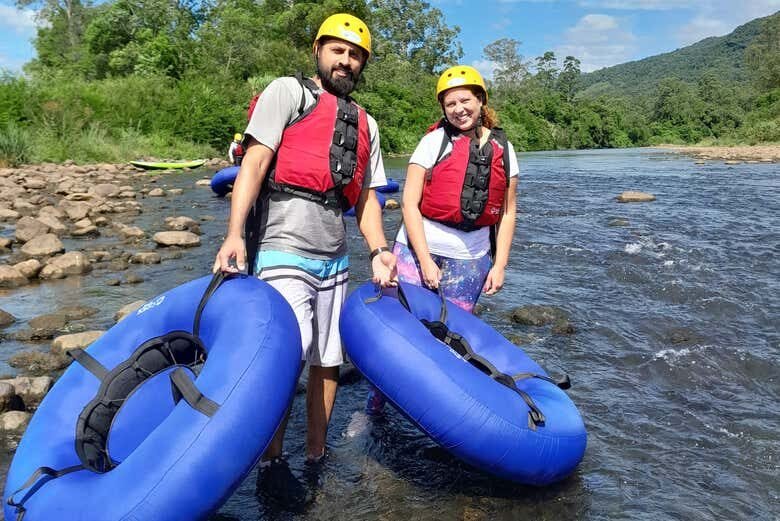 Aventuras de Boia Cross pelo Rio Canoa!