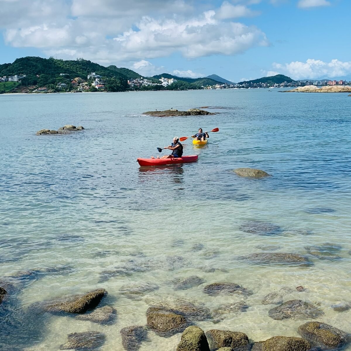 Kayak ou SUP até a Ilha do Francês com Snorkel em Florianópolis!